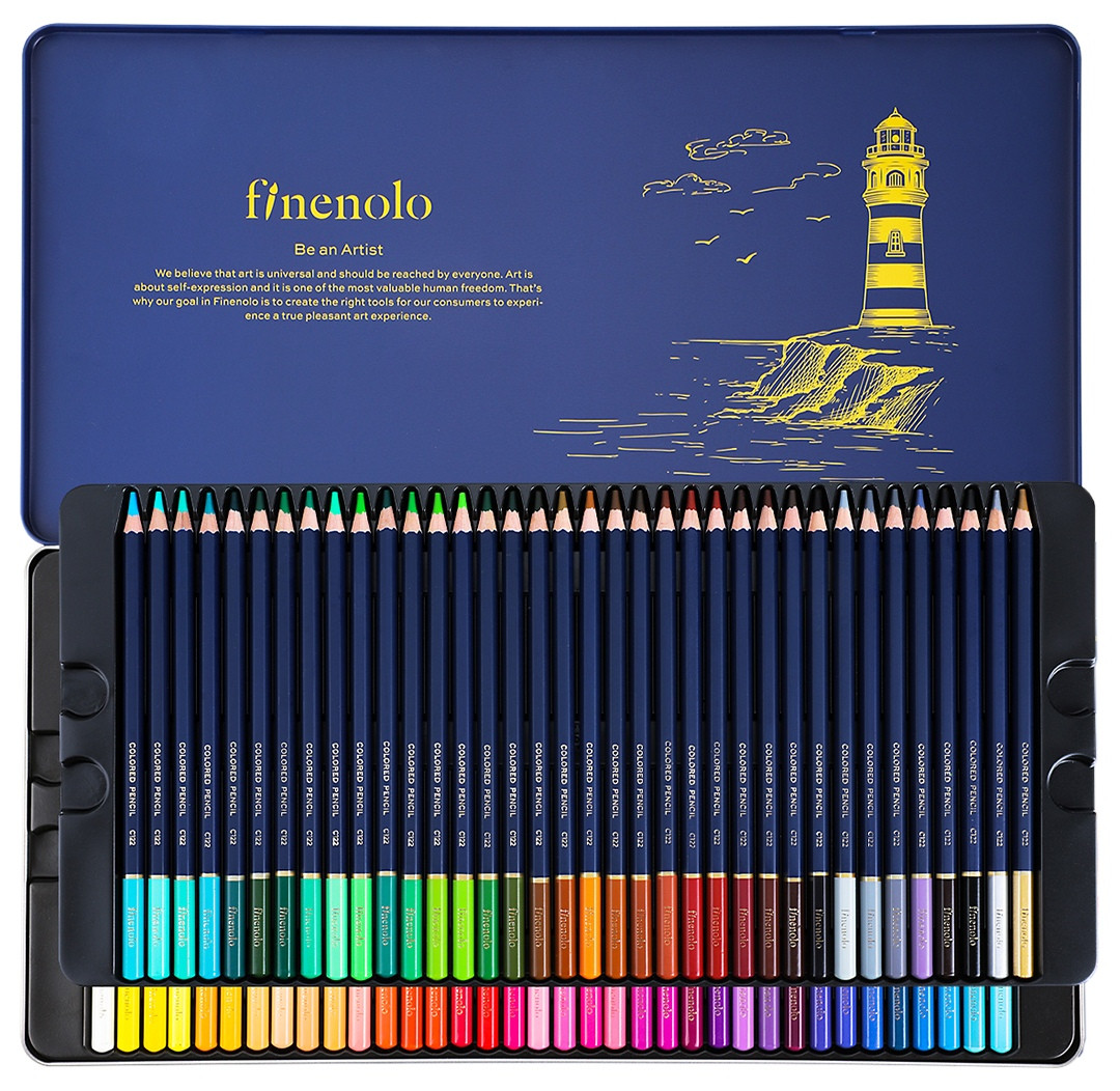 Карандаши цветные DELI "Finenolo" 72 цвета в металлическом пенале (Цена с НДС)
