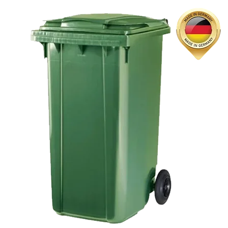 Контейнер для мусора бак зеленый Ese 240 л, фото 2