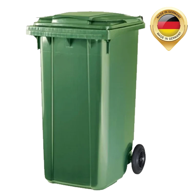 Контейнер для мусора бак зеленый Ese 240 л - фото 2 - id-p107666125