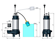 Фекальный насос Unipump FEKACUT V1800DF