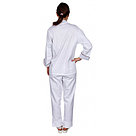 Куртка шеф-повара премиум белая рукав длинный с манжетом женская (отделка боровый кант), фото 3