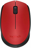 Мышь Logitech M171 Wireless Mouse красный/черный [910-004641]