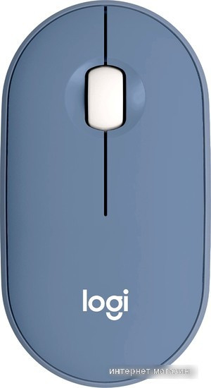 Мышь Logitech M350 Pebble (темно-синий) - фото 1 - id-p219319062