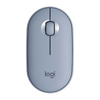 Мышь Logitech M350 Pebble (голубой)