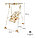 1604 Качели напольные Глобэкс Ветерок с тентом, разные расцветки, фото 5