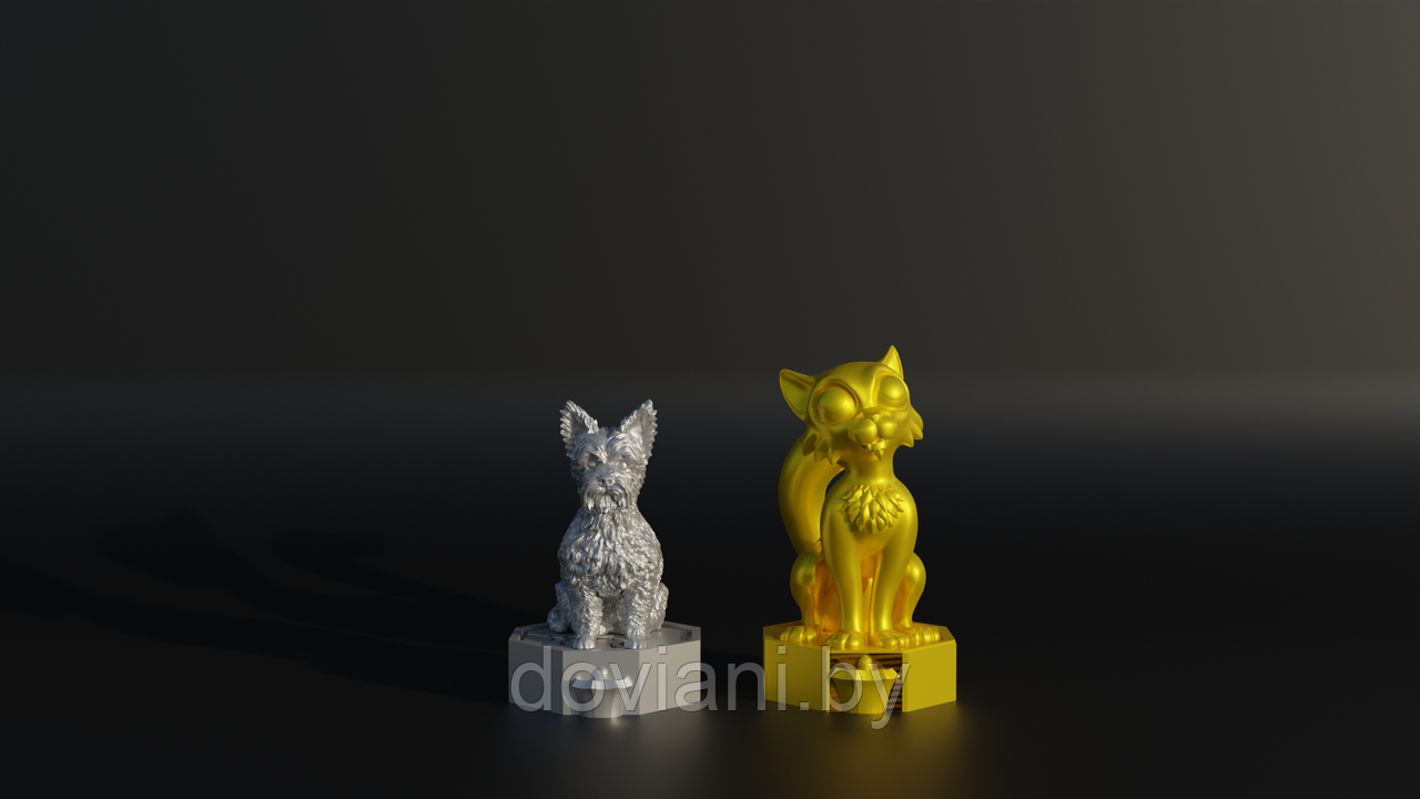 Фигурки и статуэтки (3D печать) Кот - фото 1 - id-p219335493