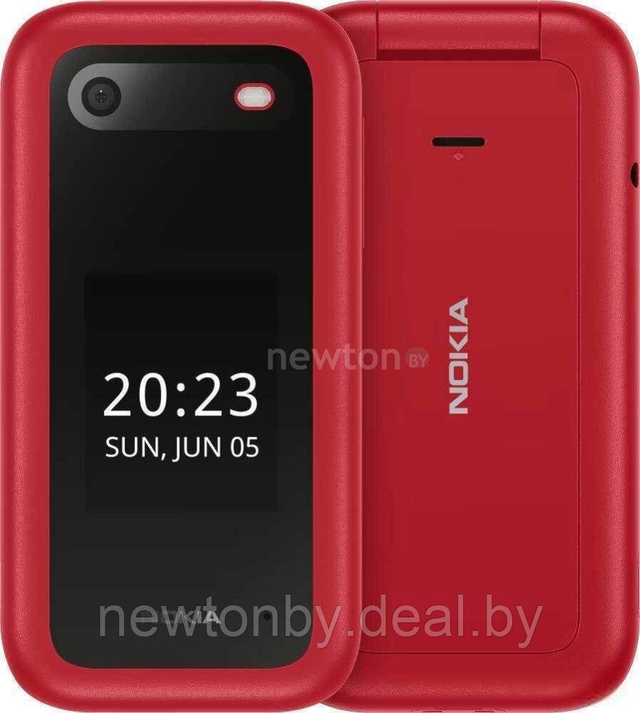 Кнопочный телефон Nokia 2660 (2022) TA-1469 Dual SIM (красный) - фото 1 - id-p219343162