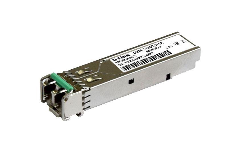 Модуль D-Link 315GT/A1A. SFP-трансивер. 1000Base-LX (Duplex LC). 1550нм. одномод. до 50км - фото 1 - id-p219345973