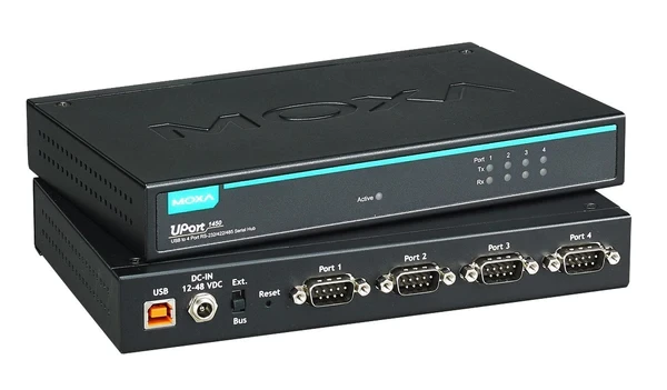 Переходник преобразователь MOXA UPort 1410. 1 порт USB. 4 порта RS-232 - фото 1 - id-p219346007