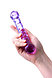 Фиолетовый фаллос из стекла с рельефным стволом, фото 10