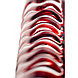 Реалистичный фаллос с ярко выраженной головкой и массажным рельефом Sexus Glass 16 см, фото 4