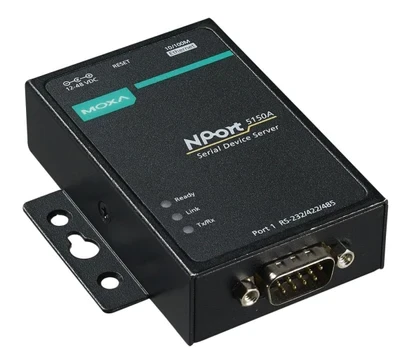 Переходник MOXA NPort 5150A-T. 1 порт RS-232/422/485 (DB9M). 1 порт 10/100BaseTX. от -40 до 75°C. изоляция 0.5 - фото 3 - id-p219346021