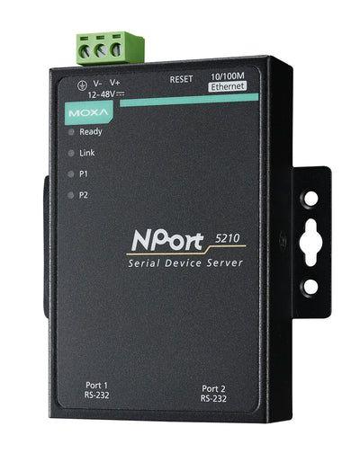 Переходник MOXA NPort 5210. 2 порта RS-232. 1 порт 10/100BaseTX (с БП) - фото 3 - id-p219346022
