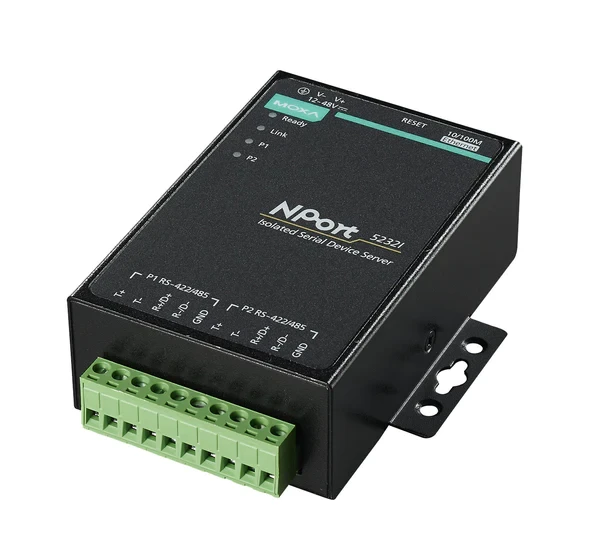 Переходник MOXA NPort 5232I. 2 порта RS-422/485. 1 порт 10/100BaseTX. дополнительная изоляция до 2 кВ - фото 3 - id-p219346026