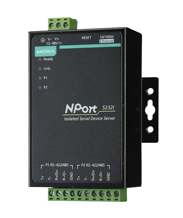 Переходник MOXA NPort 5232I. 2 порта RS-422/485. 1 порт 10/100BaseTX. дополнительная изоляция до 2 кВ - фото 4 - id-p219346026