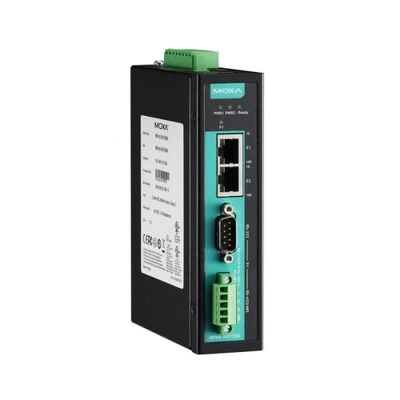 Переходник MOXA NPort IA5150A. 1 Port RS-232/422/485 (DB9M) в 2 Port 10/100BaseTX. 1KV serial surge - фото 2 - id-p219346034