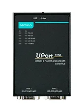 Преобразователь переходник MOXA UPort 1250. 1 порт USB. 2 порта RS-232/422/485