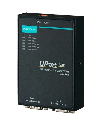 Преобразователь переходник MOXA UPort 1250. 1 порт USB. 2 порта RS-232/422/485 - фото 3 - id-p219347236