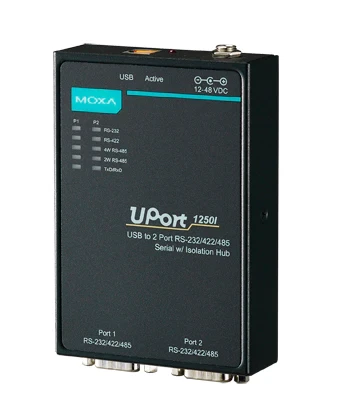 Преобразователь переходник MOXA UPort 1250I. 1 порт USB. 2 порта RS-232/422/485. доп. изоляция 2 кВ - фото 3 - id-p219347237