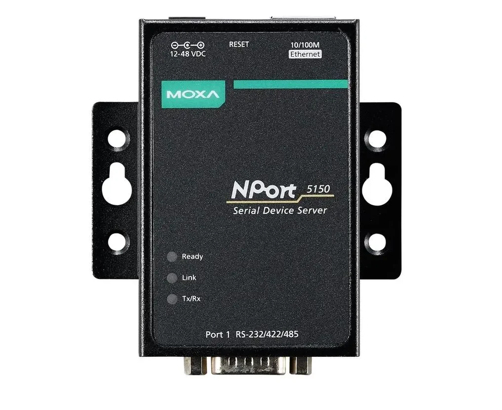 Переходник. преобразователь MOXA NPort 5150. 1 порт RS-232/422/485 (DB9M). 1 порт 10/100BaseTX - фото 3 - id-p219347266
