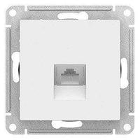 ATLASDESIGN РОЗЕТКА телефонная RJ11. механизм. БЕЛЫЙ