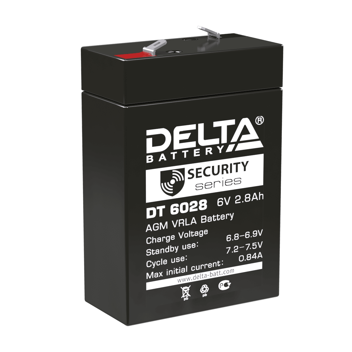 Аккумуляторные батареи DELTA DT 6v свинцово кислотные AGM - фото 1 - id-p219347306
