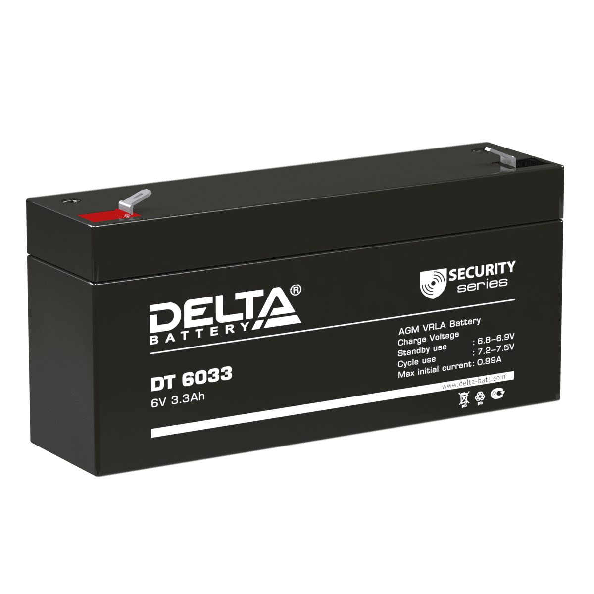 Аккумуляторные батареи DELTA DT 6v свинцово кислотные AGM - фото 1 - id-p219347311