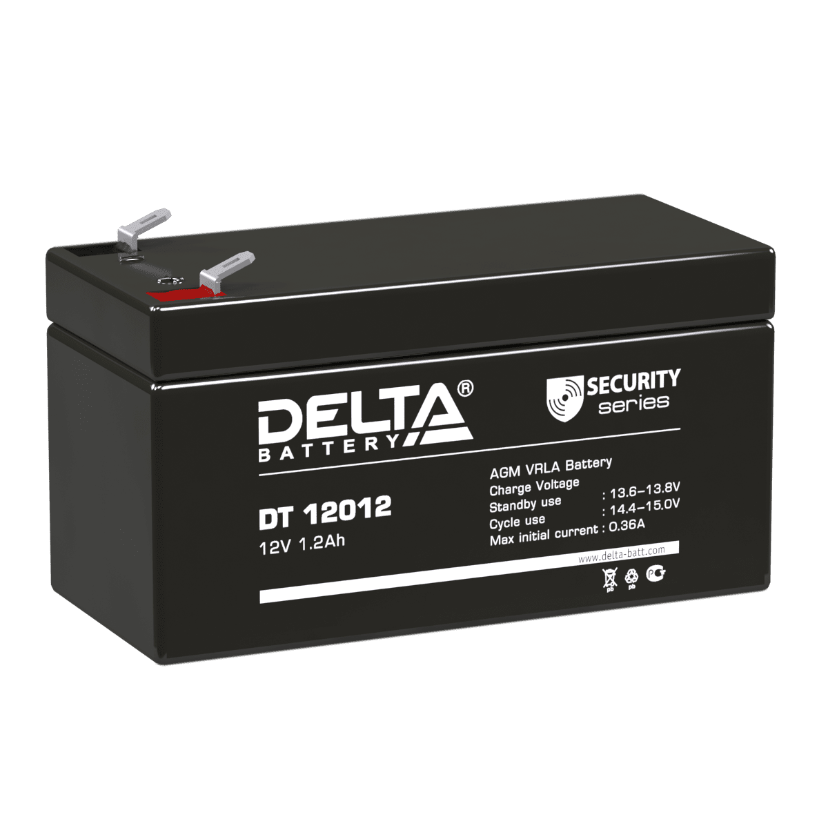 Аккумуляторные батареи DELTA DT 12v свинцово - кислотные AGM - фото 1 - id-p219347314