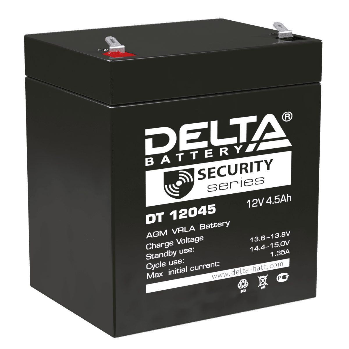 Аккумуляторные батареи DELTA DT 12v свинцово - кислотные AGM - фото 1 - id-p219347317