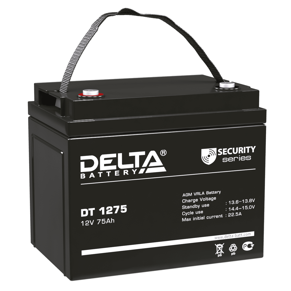 Аккумуляторные батареи DELTA DT 12v свинцово - кислотные AGM - фото 1 - id-p219347325