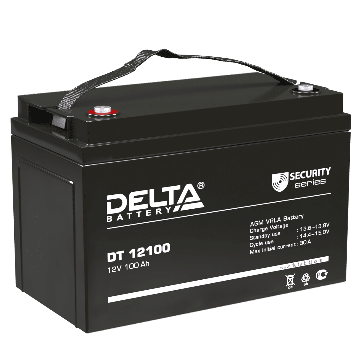 Аккумуляторные батареи DELTA DT 12v свинцово - кислотные AGM - фото 1 - id-p219347326
