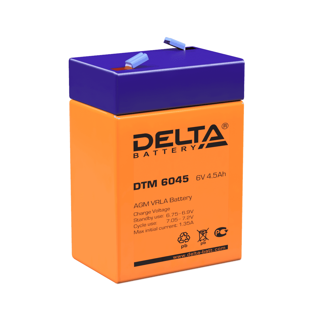 Аккумуляторы DELTA DTM - фото 1 - id-p219347357