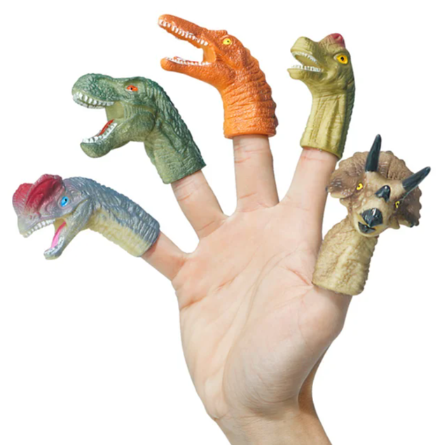 Пальчиковый театр , фигурки на пальцы "Динозавры - фото 3 - id-p219355463