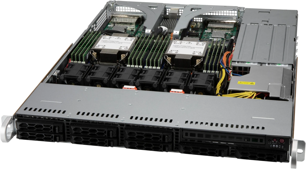 Корпус SuperMicro CSE-815TQC-R706CB 1U 2x750W черный - фото 2 - id-p219346493