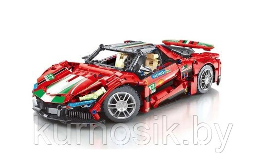 Конструктор T2017 Спорткар Ferrari, 1238 деталей - фото 2 - id-p219361039