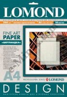 Фотобумага художественная Lomond (0921041) с тиснением Шотландка A4, 200 / матовая / 10л, КНР