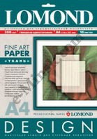 Фотобумага художественная Lomond (0920041) с тиснением Ткань A4, 200 / глянцевая / 10л, КНР