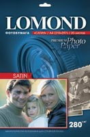 Фотобумага Lomond Premium (1104201) A4, 280 / матовая Сатин / 20л, КНР