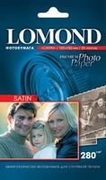 Фотобумага Lomond Premium (1104202) 10x15, 280 / матовая Сатин / 20л, КНР