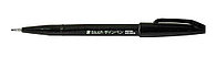 Маркер-кисть Pentel Brush Sign pen, 0.3мм, цвет черный, корпус черный