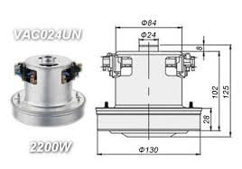 Двигатель пылесоса AEG, Electrolux 2200W YH-2200-02D-PGH32 (аналог VAC024UN), фото 2