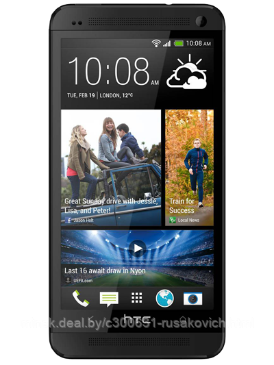 Дисплейный модуль HTC ONE M7 1 SIM в рамке (оригинал)