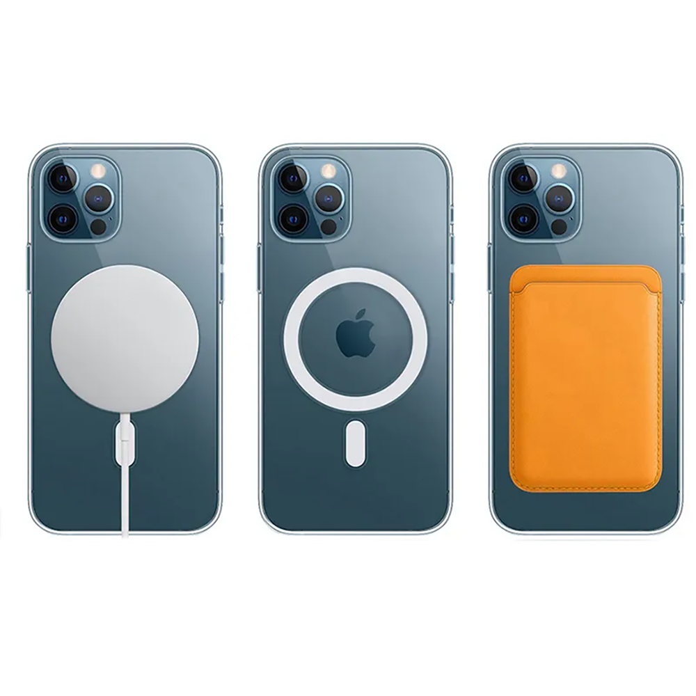 Чехол для телефона Apple MagSafe Clear Case для iPhone 15, 15 Pro, 15 Plus, 15 Pro Max прозрачный - фото 2 - id-p219381353