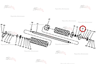 Промежуточный диск снаружи 088.01424 для свеклоуборочного комбайна Grimme Rexor 620/630