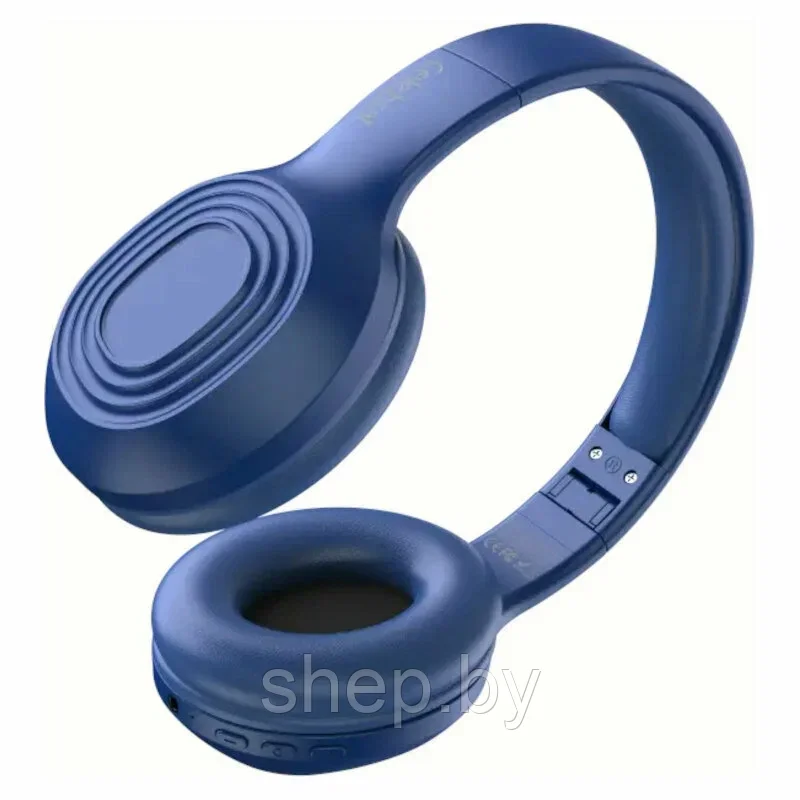 Беспроводные Bluetooth-наушники с микрофоном Celebrat A28 , 12 часов работы, цвет : синий, черный - фото 4 - id-p219391035