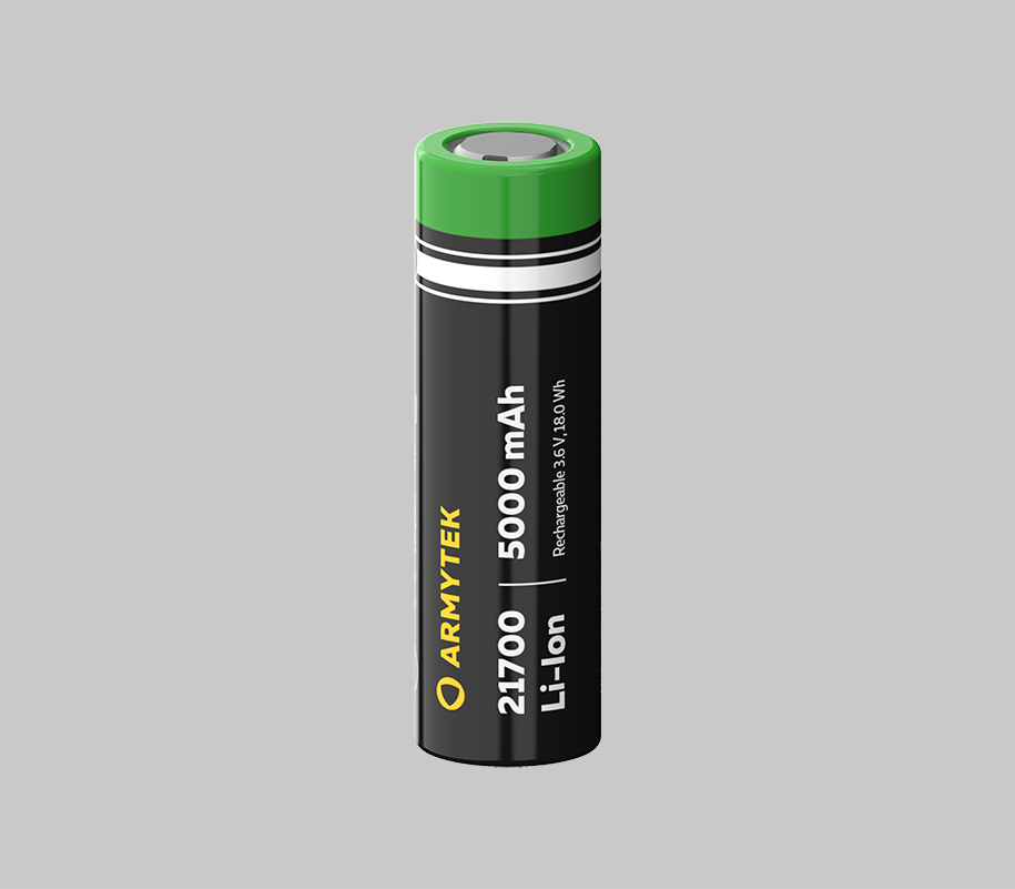 Armytek 21700 Li-Ion 5000 mAh battery Without PCB - фото 1 - id-p219417201