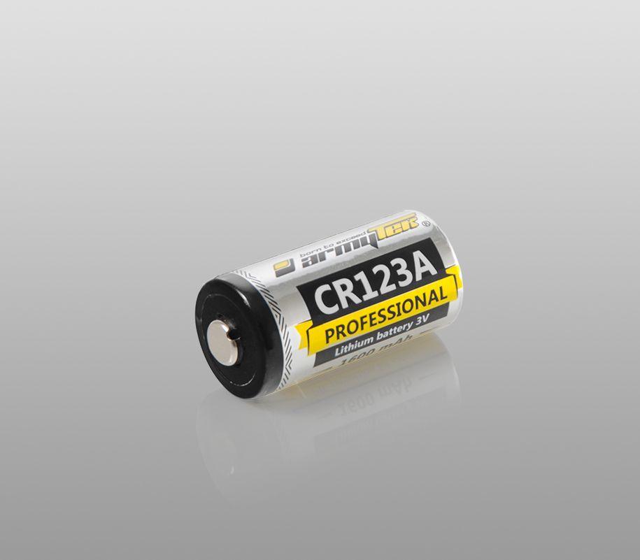 Armytek CR123A Lithium 1600 mAh battery - фото 1 - id-p219417202