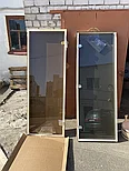 Стеклянная Дверь в баню Doorwood, 700*1800, 8мм (Графит прозрачная, стекло 8мм, 3 петли), фото 4