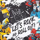 Постельное бельё 1,5 сп "Let's rock" Transformers 143х215 см, 150х214 см, 50х70 см -1 шт, фото 3