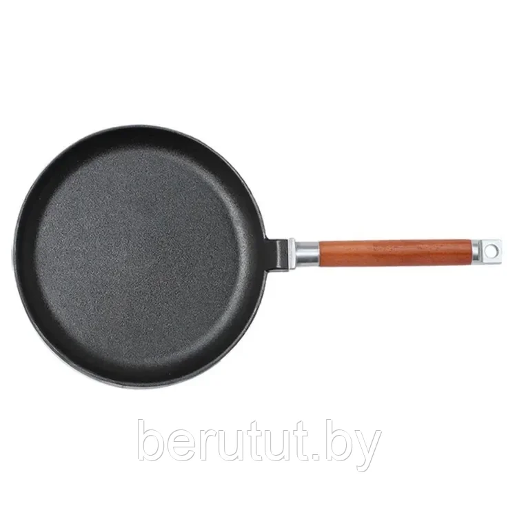 Сковорода чугунная блинная 22 см со съемной ручкой GOODGRILL - фото 6 - id-p219429490